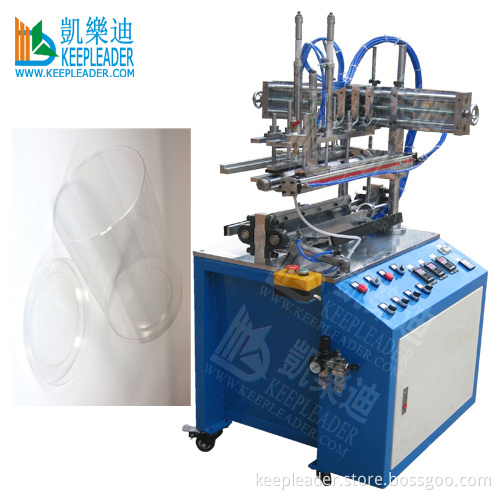 Plastic Tube Gluing Machine of Manual Plastic Tube Forming
